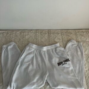 Kids White Sweatpants